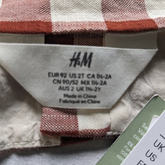 H&M Kids Exclusive, Short sleeveless top. Size 2T. - Picture 5 of 6